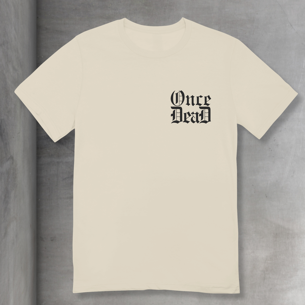 ONCE DEAD T-SHIRT - STONE