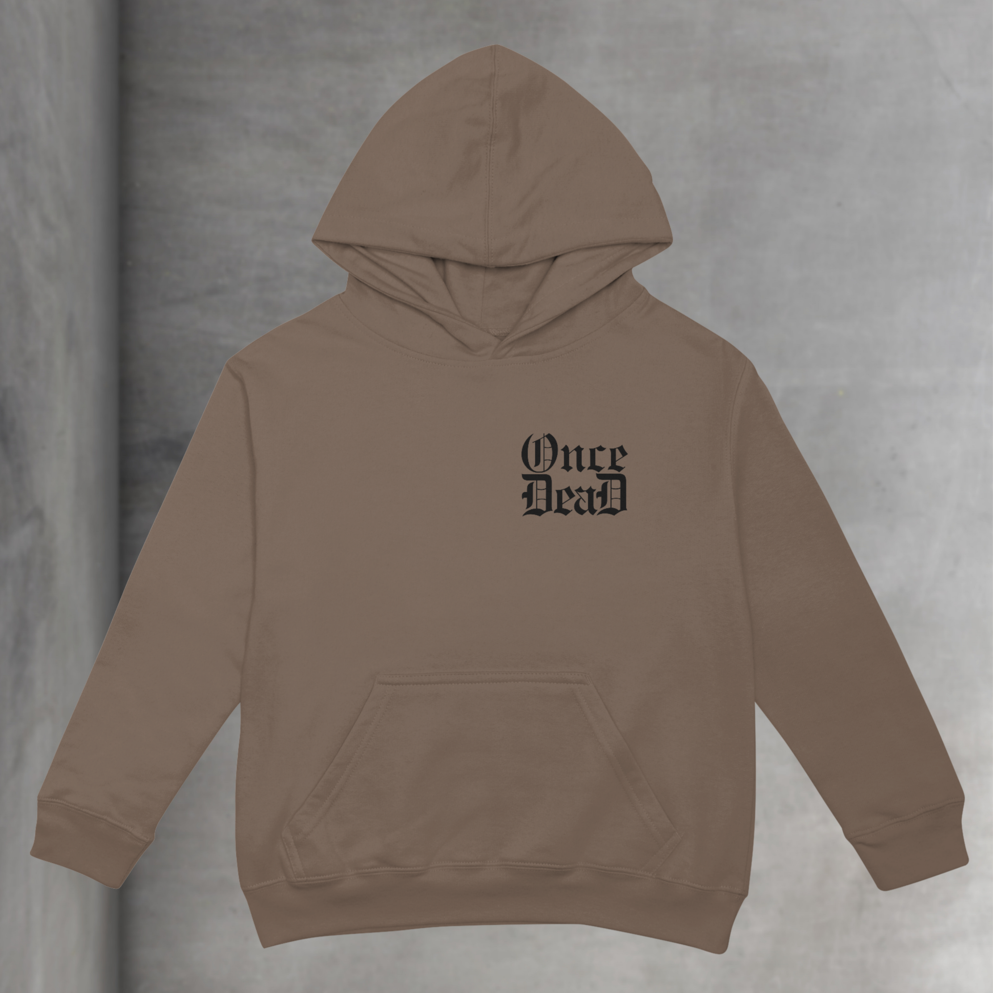 ONCE DEAD HOODIE - MOCHA