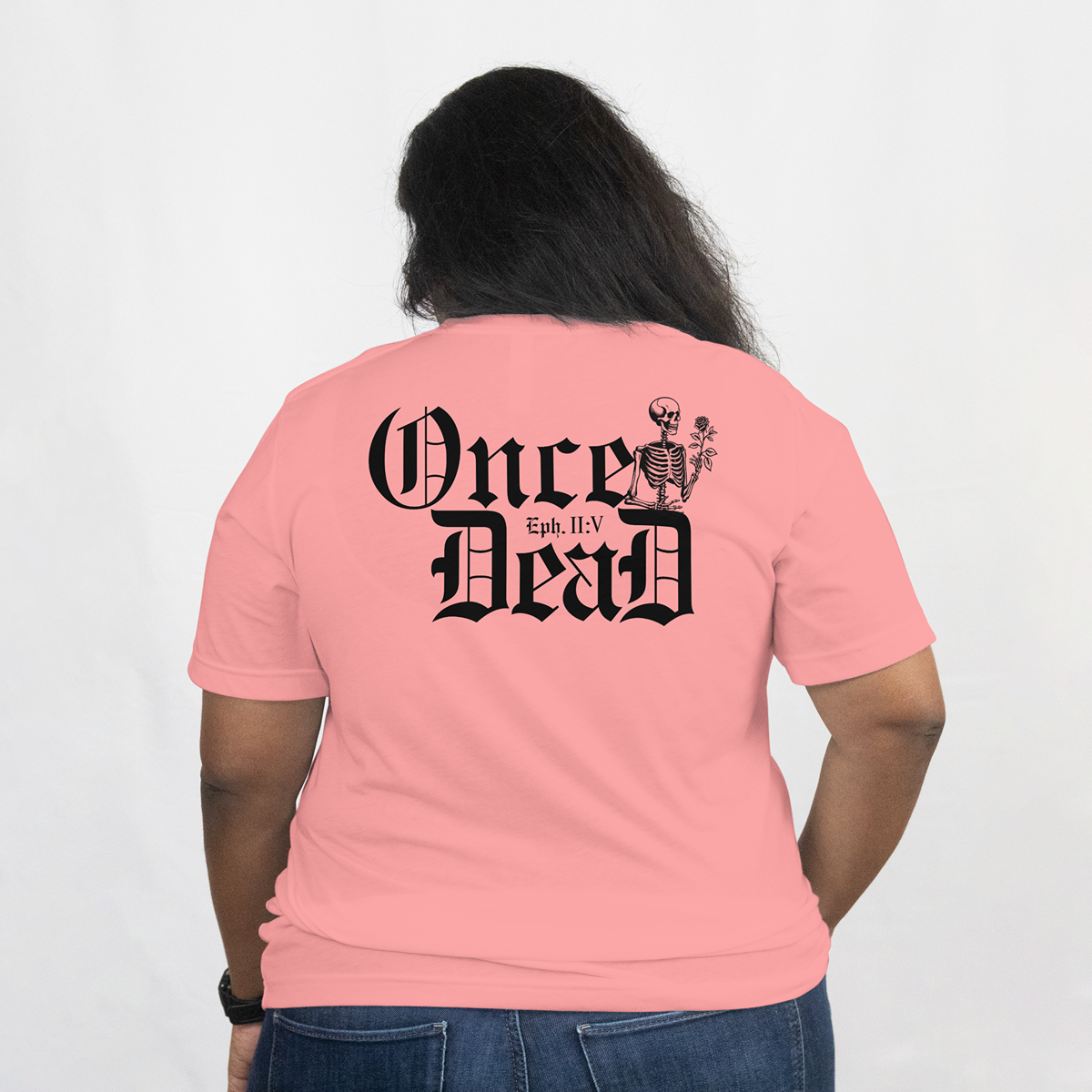 ONCE DEAD WOMEN'S SHIRT - DUSTY ROSE