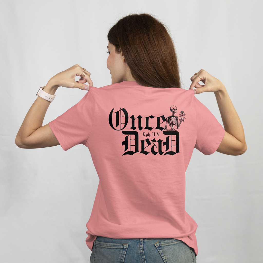 ONCE DEAD WOMEN'S SHIRT - DUSTY ROSE